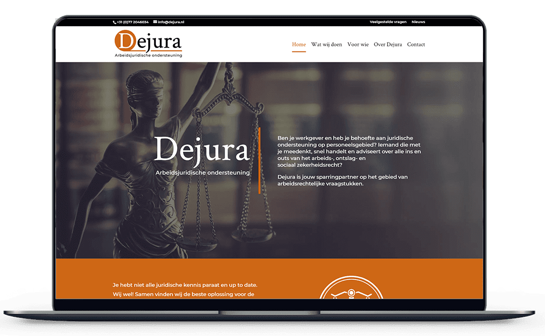 Dejura-website-mockup