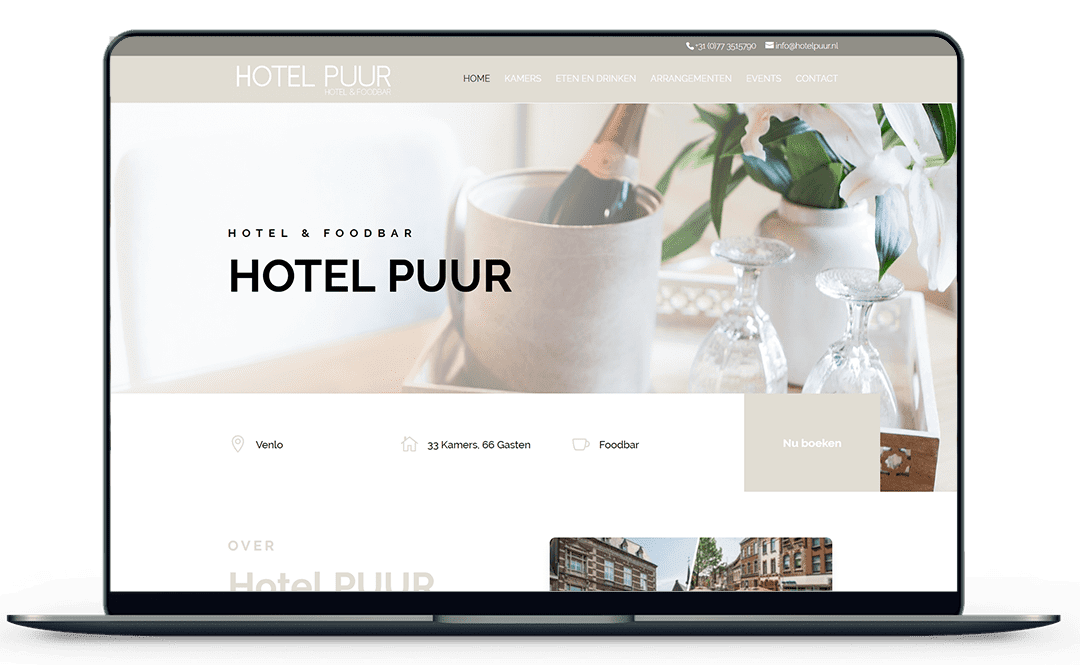 Hotel-puur-website-mockup