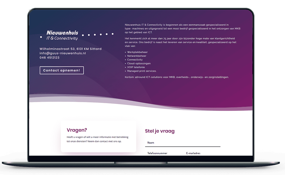 NieuwenhuisIT-website-mockup