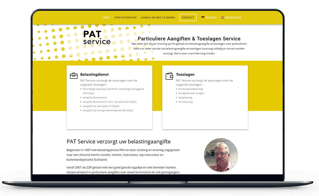 PATservice-website-mockup