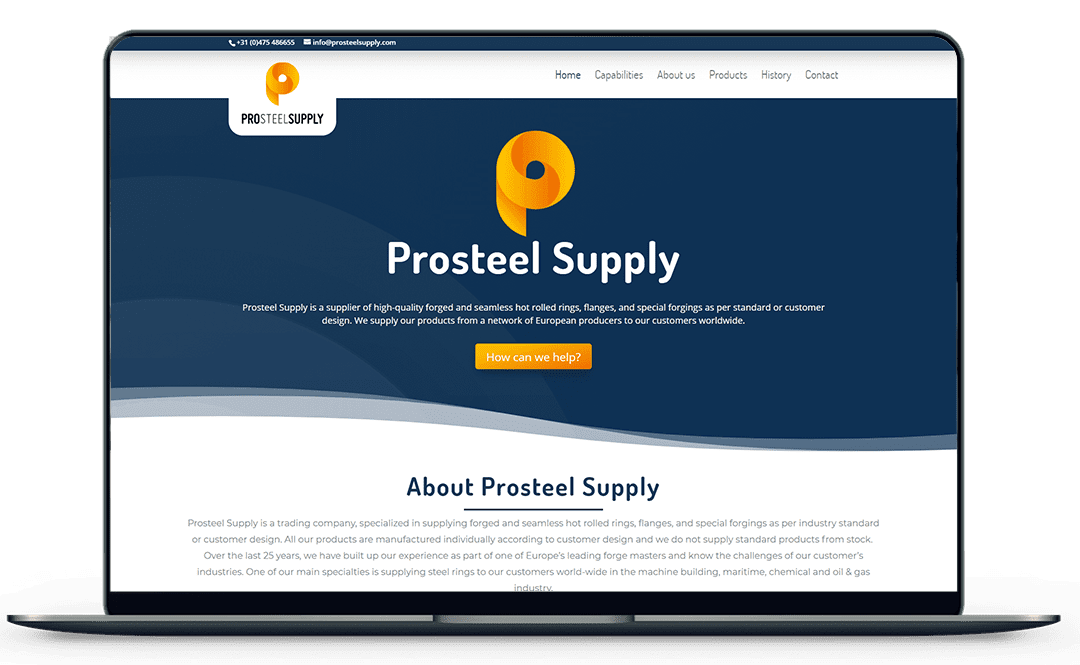 ProsteelSupply-website-mockup