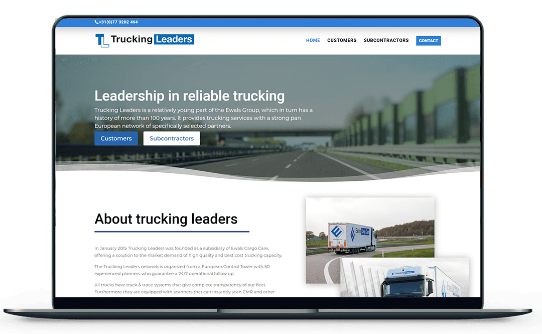 TruckingLeaders-website-mockup